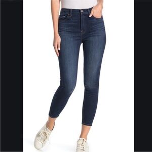 7 For All Mankind Dark Indigo Ankle Jeans